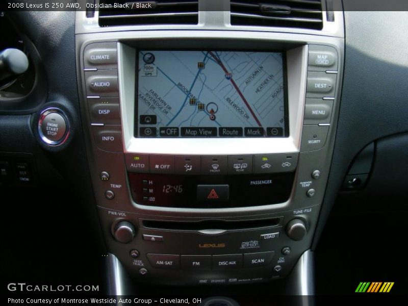 Obsidian Black / Black 2008 Lexus IS 250 AWD