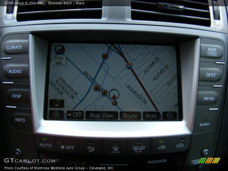 Obsidian Black / Black 2008 Lexus IS 250 AWD