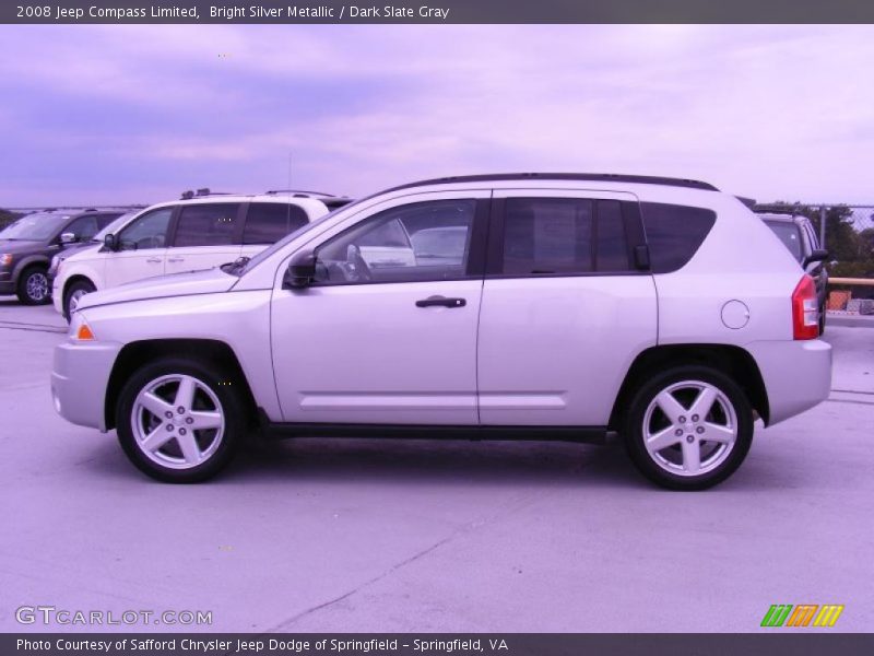 Bright Silver Metallic / Dark Slate Gray 2008 Jeep Compass Limited