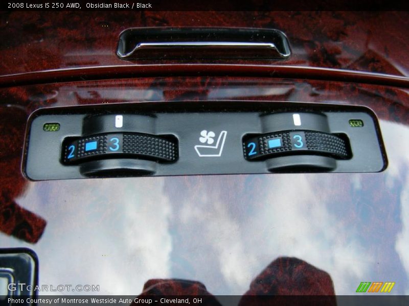 Obsidian Black / Black 2008 Lexus IS 250 AWD