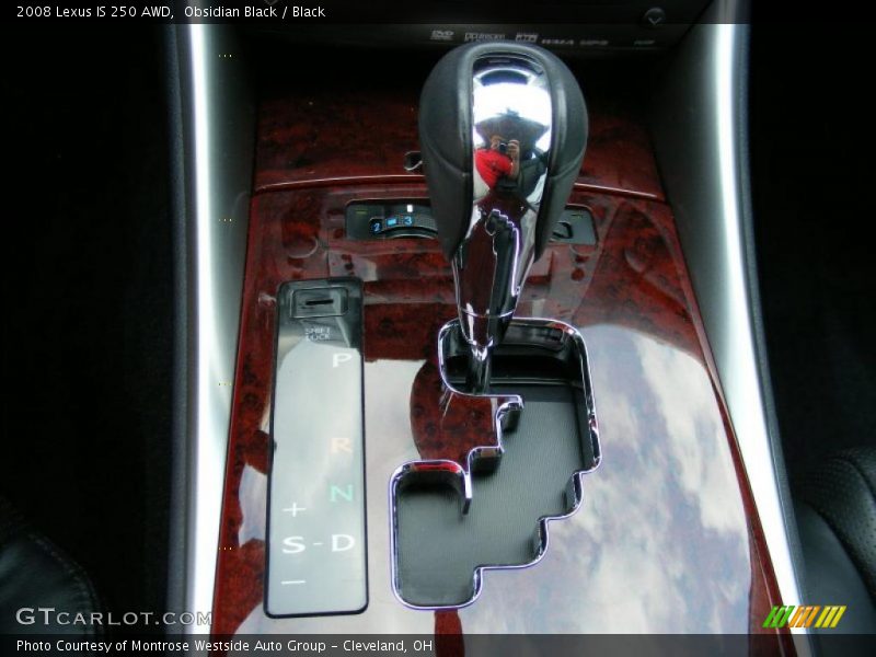 Obsidian Black / Black 2008 Lexus IS 250 AWD