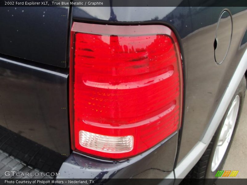 True Blue Metallic / Graphite 2002 Ford Explorer XLT