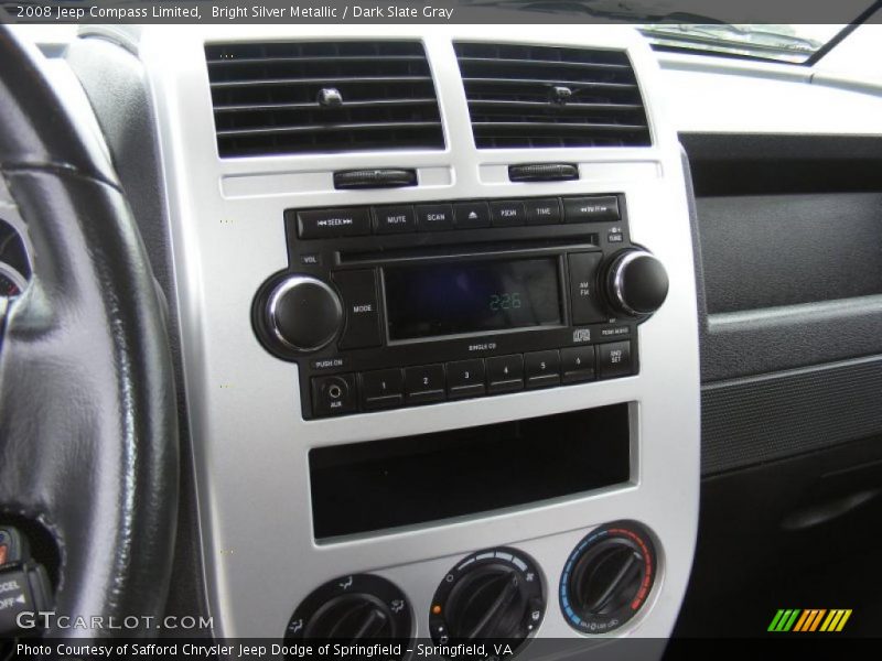 Bright Silver Metallic / Dark Slate Gray 2008 Jeep Compass Limited