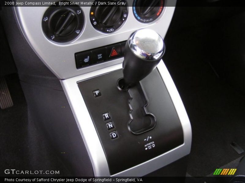 Bright Silver Metallic / Dark Slate Gray 2008 Jeep Compass Limited
