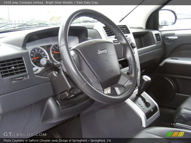 Bright Silver Metallic / Dark Slate Gray 2008 Jeep Compass Limited