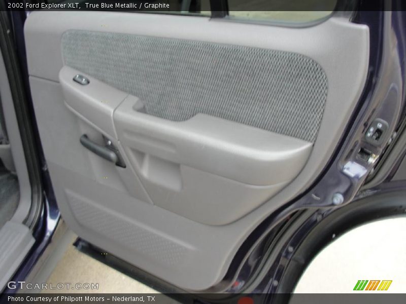 True Blue Metallic / Graphite 2002 Ford Explorer XLT