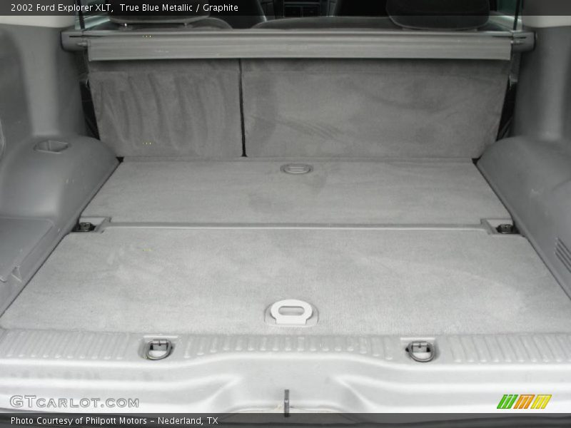 True Blue Metallic / Graphite 2002 Ford Explorer XLT