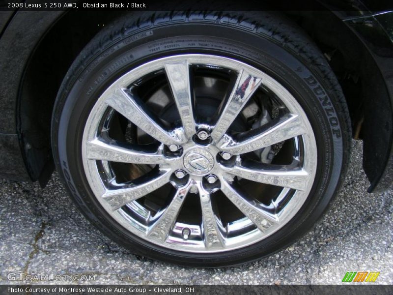 Obsidian Black / Black 2008 Lexus IS 250 AWD