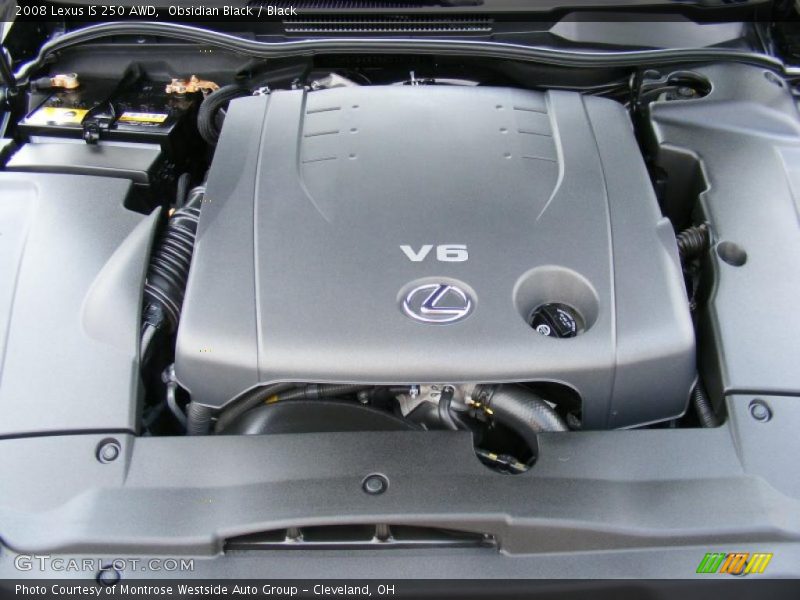 Obsidian Black / Black 2008 Lexus IS 250 AWD