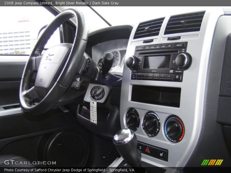 Bright Silver Metallic / Dark Slate Gray 2008 Jeep Compass Limited