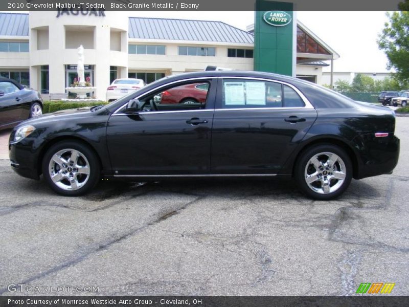 Black Granite Metallic / Ebony 2010 Chevrolet Malibu LT Sedan