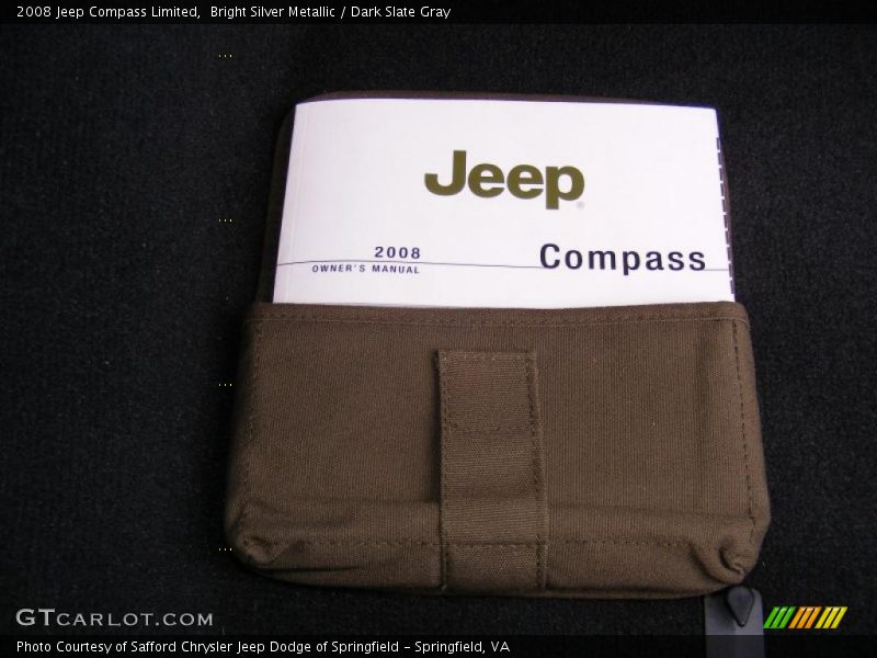 Bright Silver Metallic / Dark Slate Gray 2008 Jeep Compass Limited