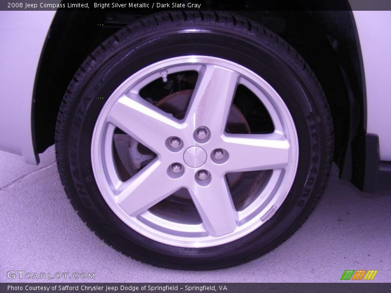Bright Silver Metallic / Dark Slate Gray 2008 Jeep Compass Limited