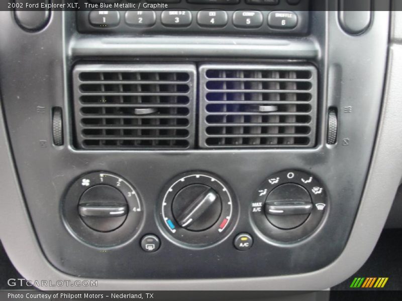 True Blue Metallic / Graphite 2002 Ford Explorer XLT