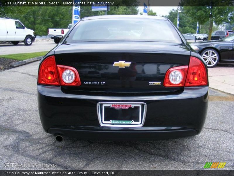 Black Granite Metallic / Ebony 2010 Chevrolet Malibu LT Sedan