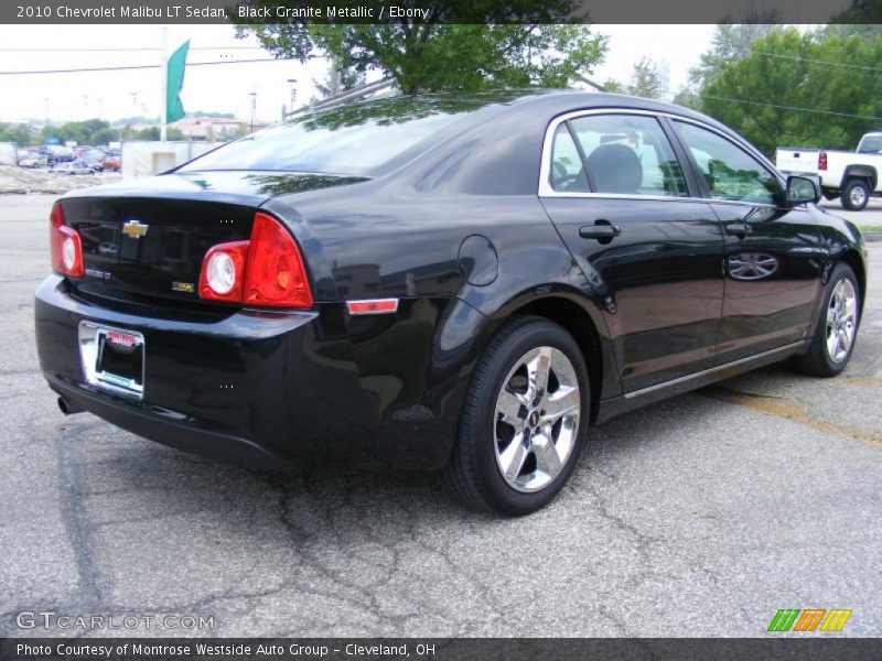 Black Granite Metallic / Ebony 2010 Chevrolet Malibu LT Sedan