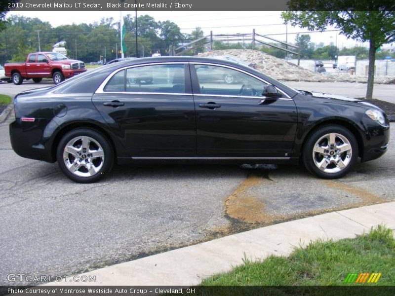 Black Granite Metallic / Ebony 2010 Chevrolet Malibu LT Sedan