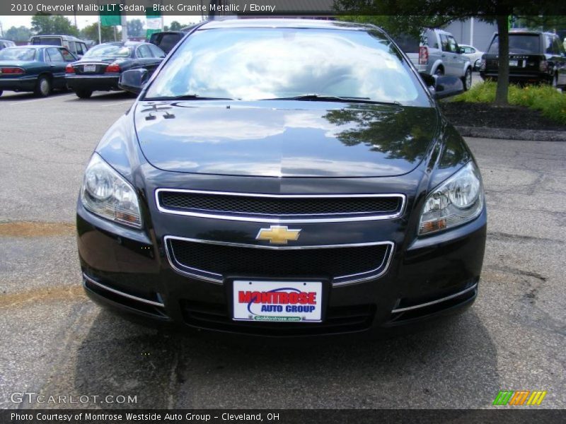 Black Granite Metallic / Ebony 2010 Chevrolet Malibu LT Sedan