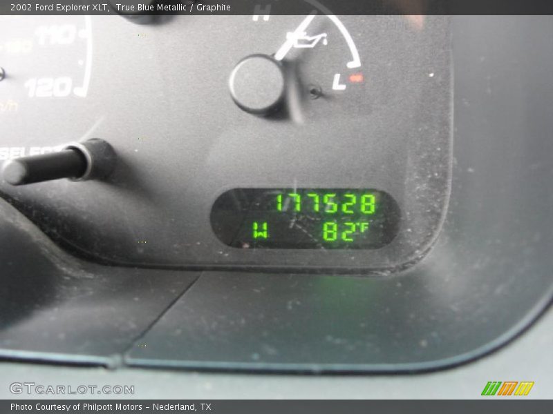 True Blue Metallic / Graphite 2002 Ford Explorer XLT
