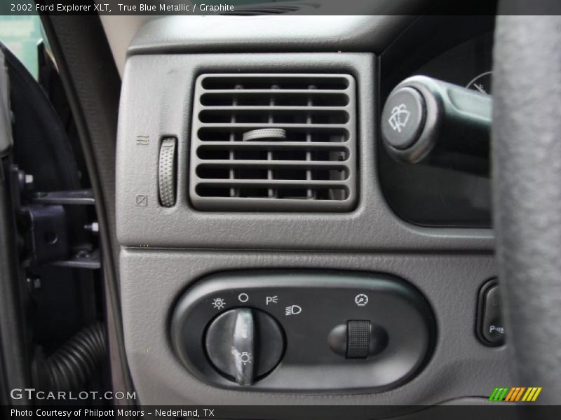 True Blue Metallic / Graphite 2002 Ford Explorer XLT
