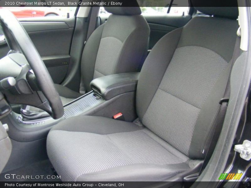 Black Granite Metallic / Ebony 2010 Chevrolet Malibu LT Sedan