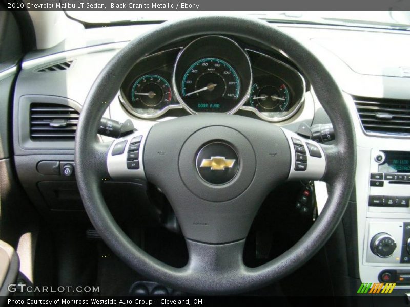 Black Granite Metallic / Ebony 2010 Chevrolet Malibu LT Sedan