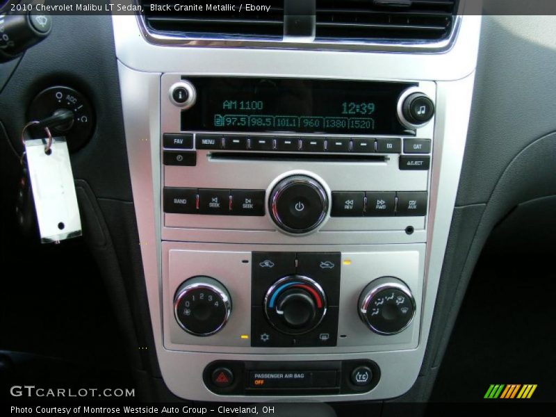 Black Granite Metallic / Ebony 2010 Chevrolet Malibu LT Sedan