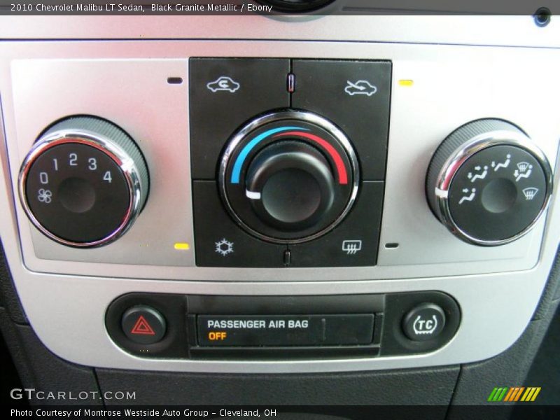 Black Granite Metallic / Ebony 2010 Chevrolet Malibu LT Sedan