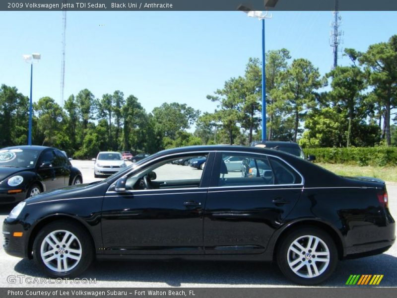 Black Uni / Anthracite 2009 Volkswagen Jetta TDI Sedan