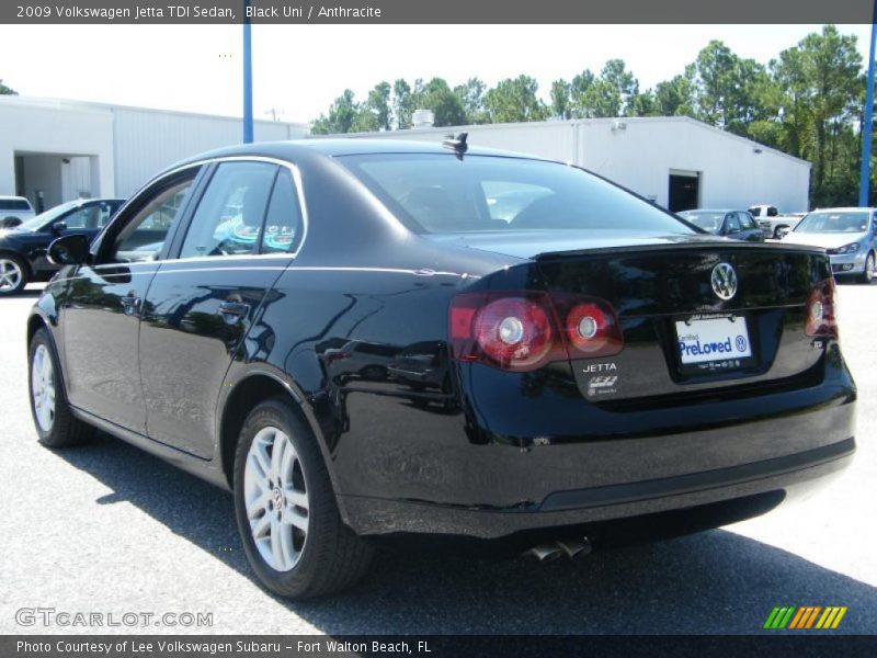 Black Uni / Anthracite 2009 Volkswagen Jetta TDI Sedan