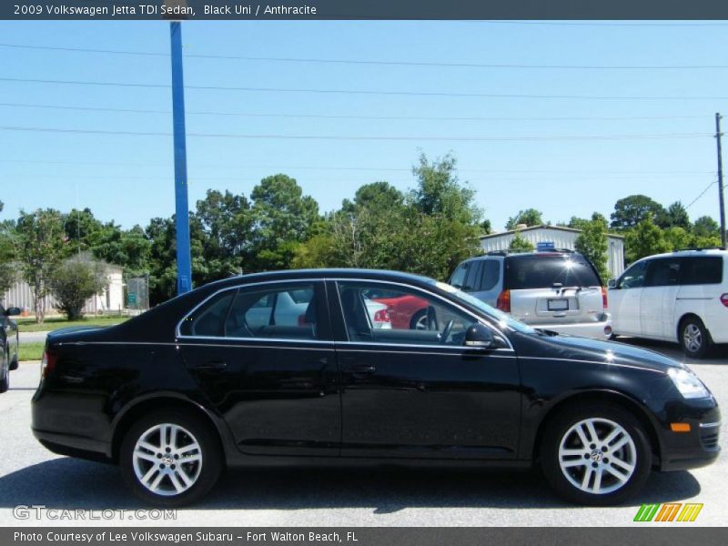 Black Uni / Anthracite 2009 Volkswagen Jetta TDI Sedan