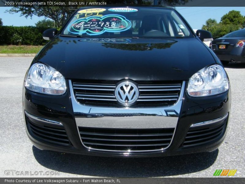 Black Uni / Anthracite 2009 Volkswagen Jetta TDI Sedan