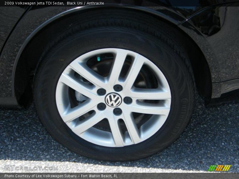 Black Uni / Anthracite 2009 Volkswagen Jetta TDI Sedan