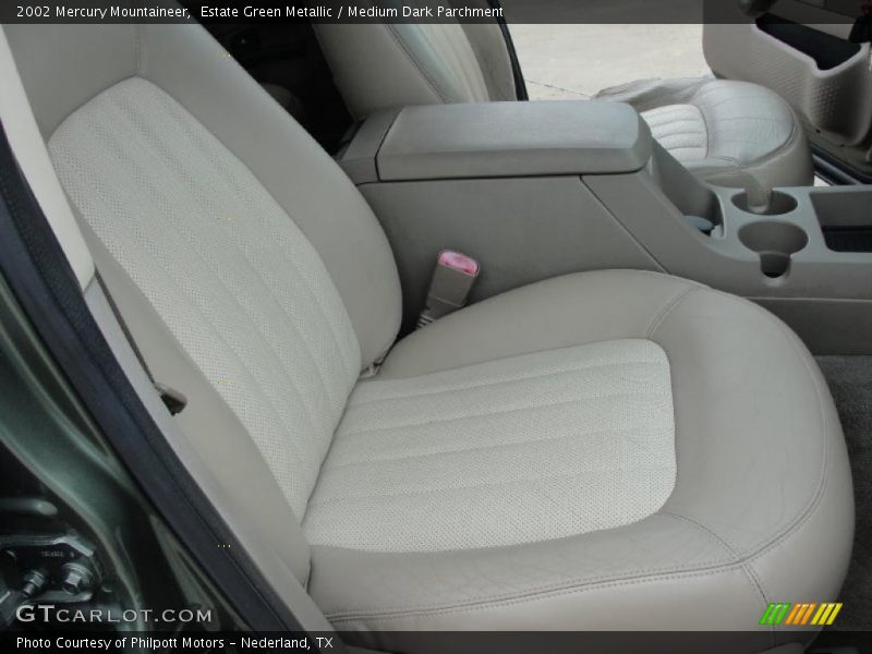 Estate Green Metallic / Medium Dark Parchment 2002 Mercury Mountaineer