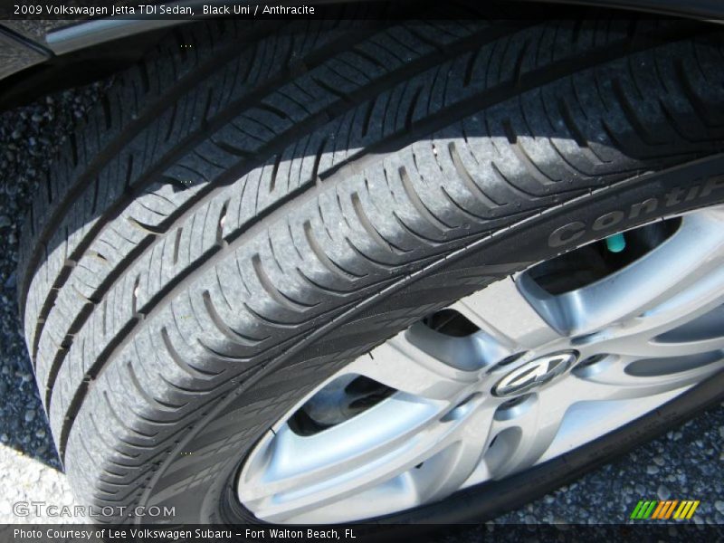 Black Uni / Anthracite 2009 Volkswagen Jetta TDI Sedan