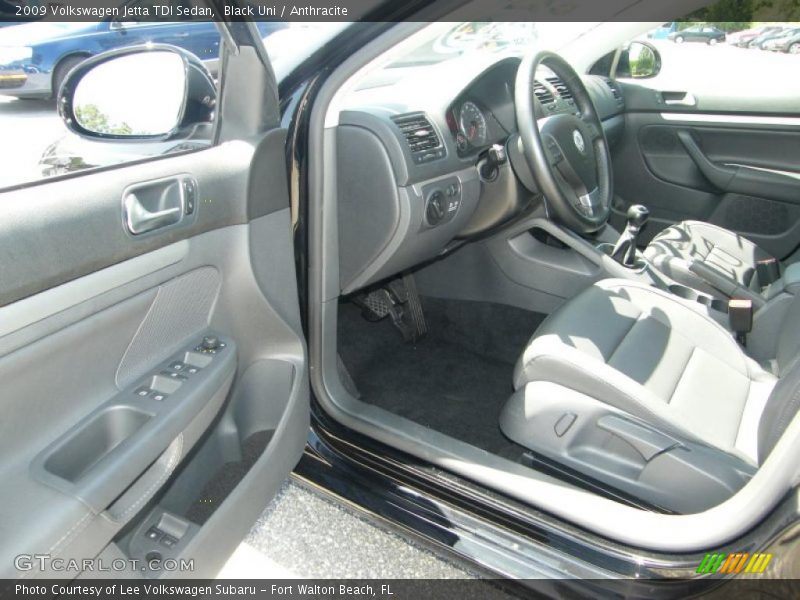Black Uni / Anthracite 2009 Volkswagen Jetta TDI Sedan