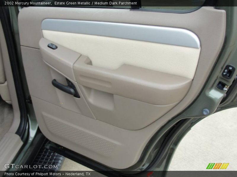 Estate Green Metallic / Medium Dark Parchment 2002 Mercury Mountaineer