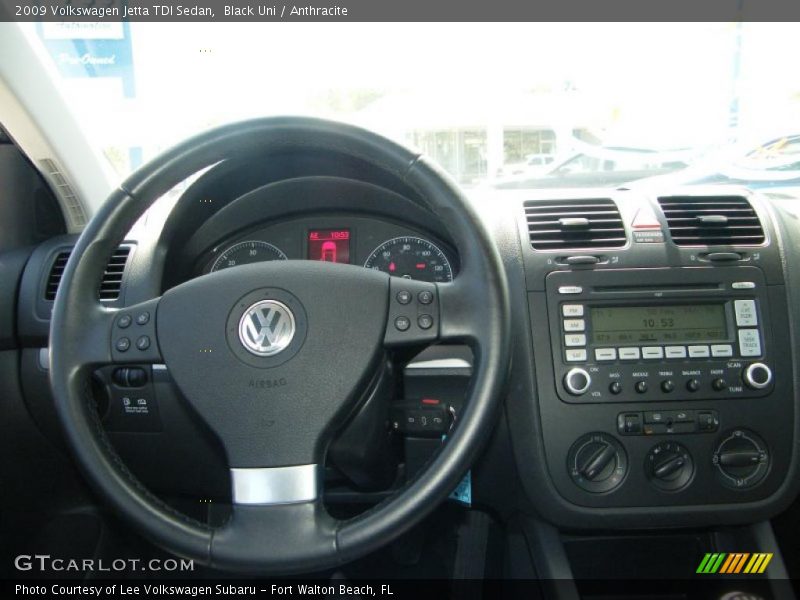 Black Uni / Anthracite 2009 Volkswagen Jetta TDI Sedan