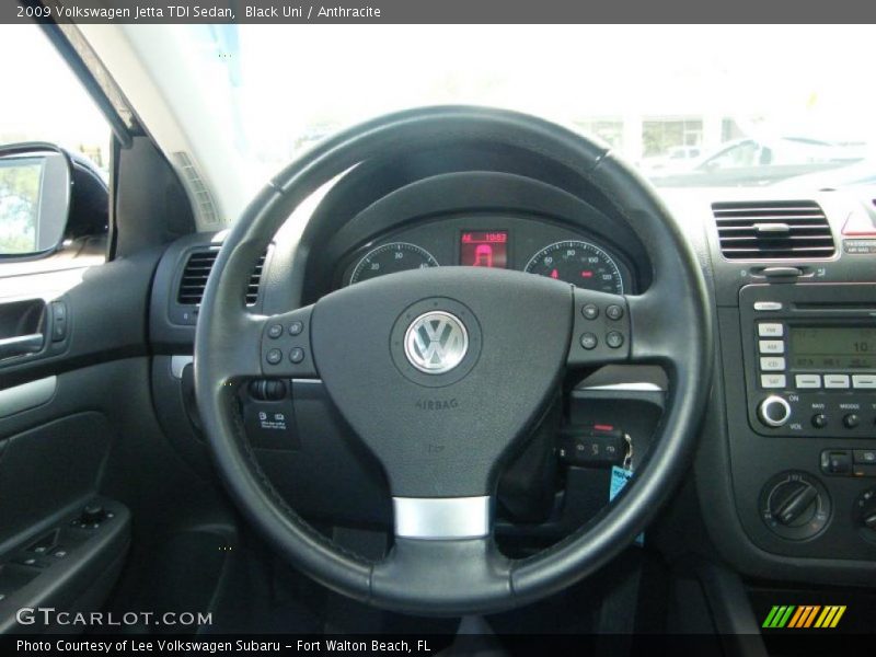 Black Uni / Anthracite 2009 Volkswagen Jetta TDI Sedan