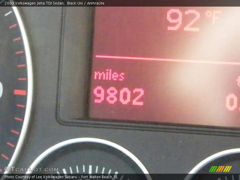 Black Uni / Anthracite 2009 Volkswagen Jetta TDI Sedan