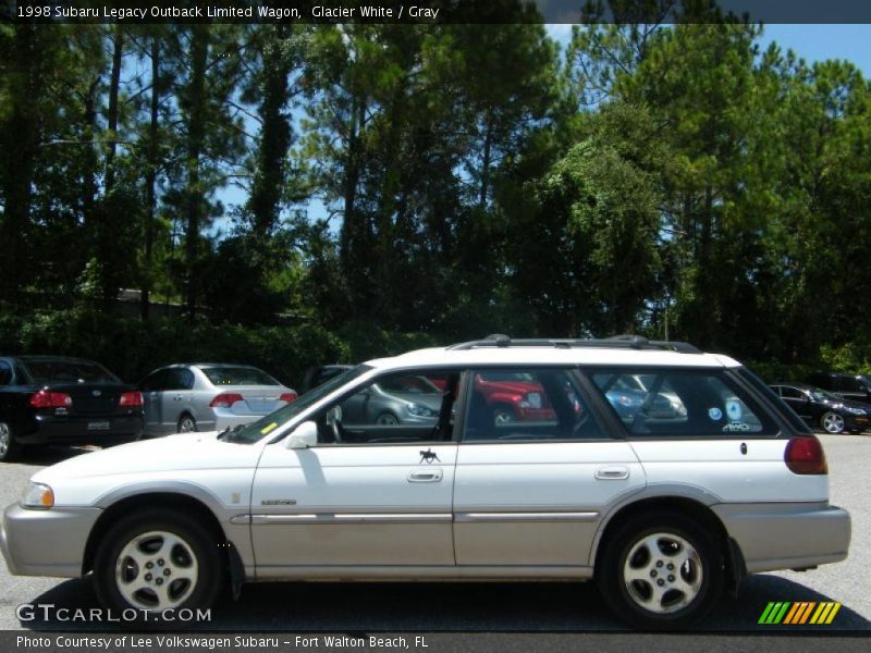 Glacier White / Gray 1998 Subaru Legacy Outback Limited Wagon