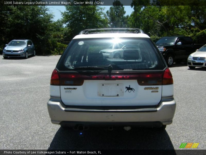 Glacier White / Gray 1998 Subaru Legacy Outback Limited Wagon
