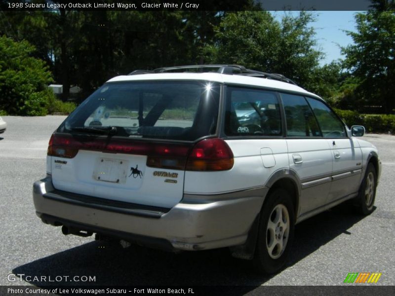 Glacier White / Gray 1998 Subaru Legacy Outback Limited Wagon