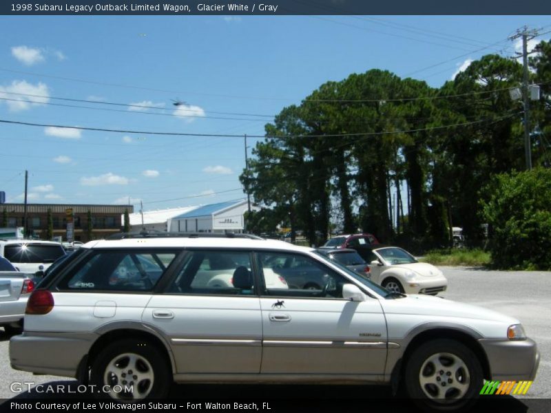 Glacier White / Gray 1998 Subaru Legacy Outback Limited Wagon