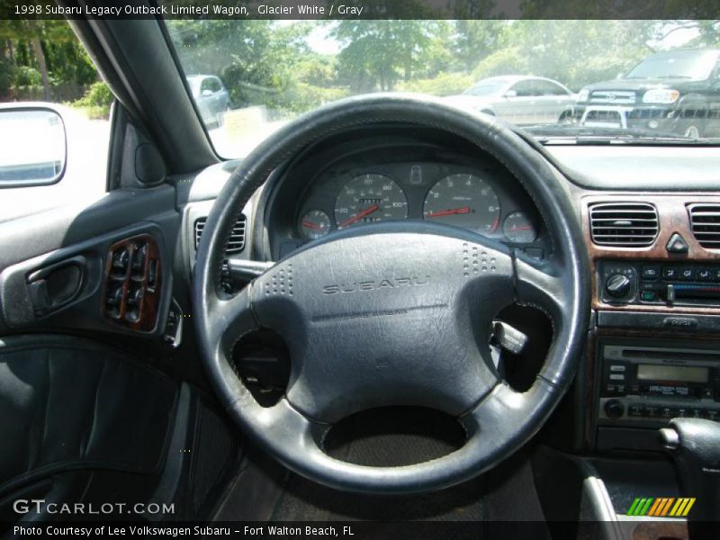 Glacier White / Gray 1998 Subaru Legacy Outback Limited Wagon