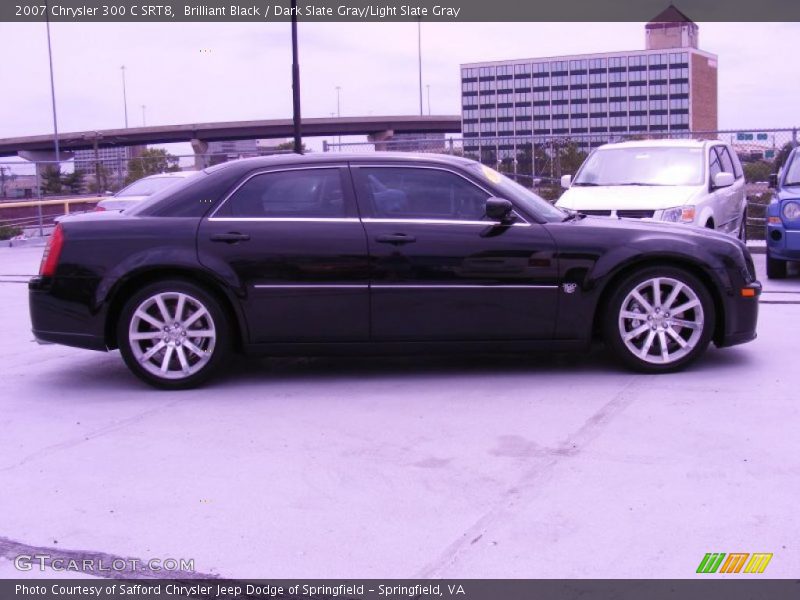Brilliant Black / Dark Slate Gray/Light Slate Gray 2007 Chrysler 300 C SRT8