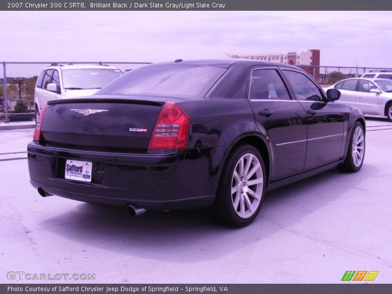 Brilliant Black / Dark Slate Gray/Light Slate Gray 2007 Chrysler 300 C SRT8