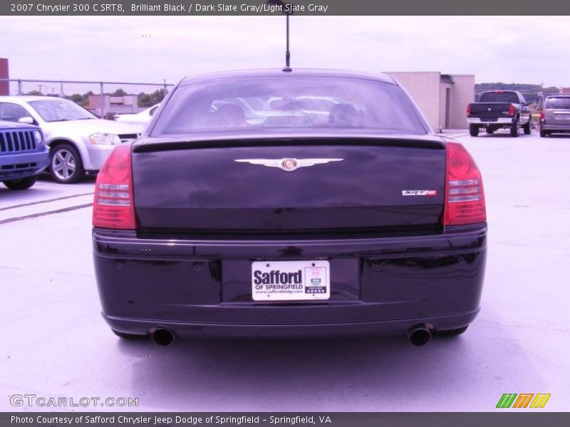 Brilliant Black / Dark Slate Gray/Light Slate Gray 2007 Chrysler 300 C SRT8