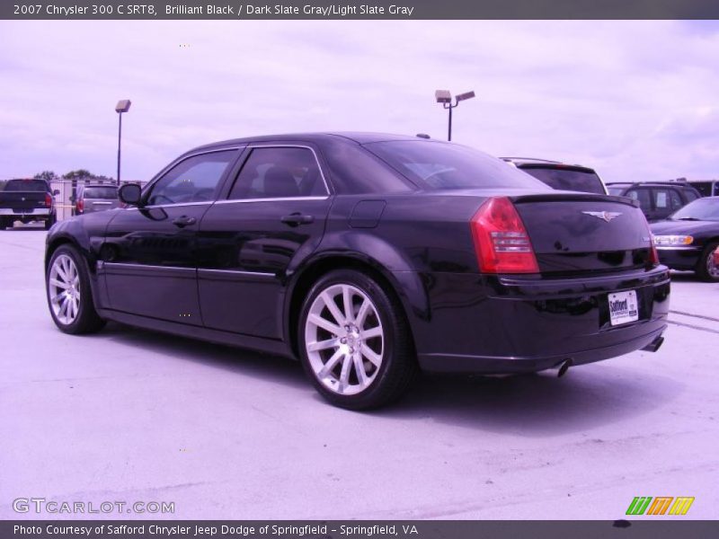 Brilliant Black / Dark Slate Gray/Light Slate Gray 2007 Chrysler 300 C SRT8