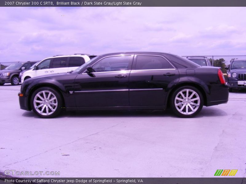 Brilliant Black / Dark Slate Gray/Light Slate Gray 2007 Chrysler 300 C SRT8